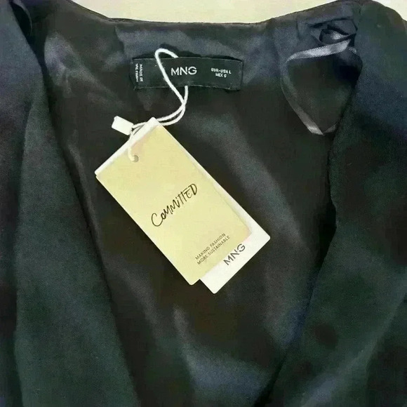 NWT Mango Black Belted jumpsuit - Picture 8 of 11